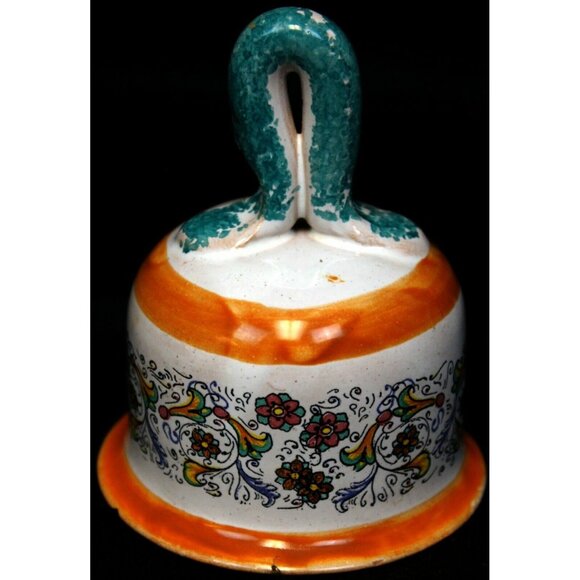 MOMA Deruta Ceramiche Artigianali Dragon Italian Pottery Bell Fima Forti - Picture 3 of 12